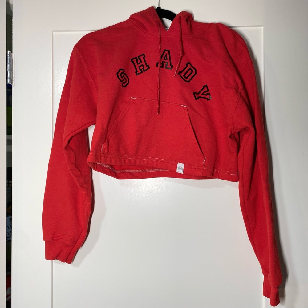 Marek+Richard Cropped Graphic Hoodie Size Small